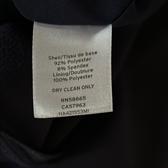 Halogen Navy Stretch Sheath Dress - Size 6 - Picture 8 of 8